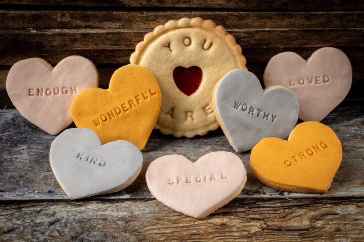 Affirmation biscuits from The Biskery