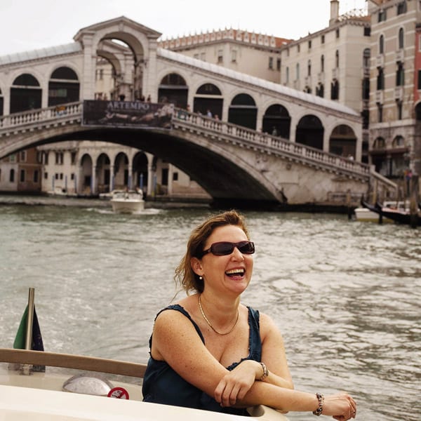 Angela Harnett in Venice