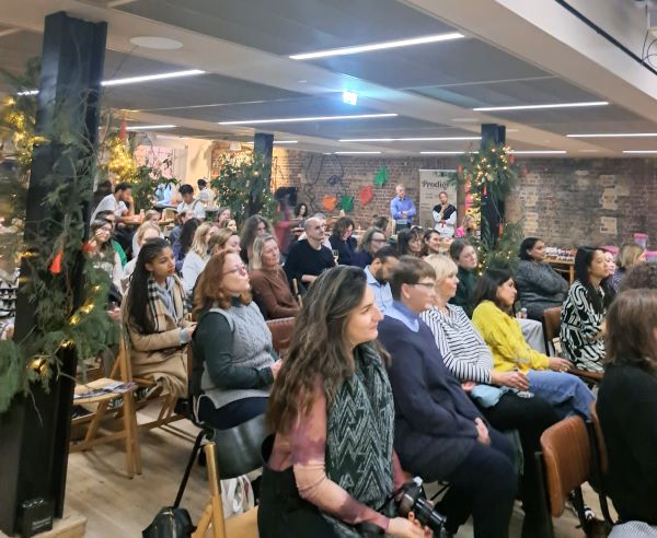 Audience at Women In The Food Industry Panel at The Conduit December 2023