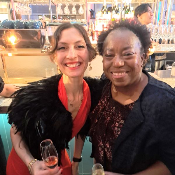 Dominique Woolf and Mex Ibrahim - Fortnum and Mason Awards 2024