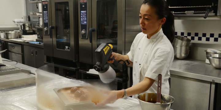 Hideko Pastry Demonstration at Le Cordon Bleu