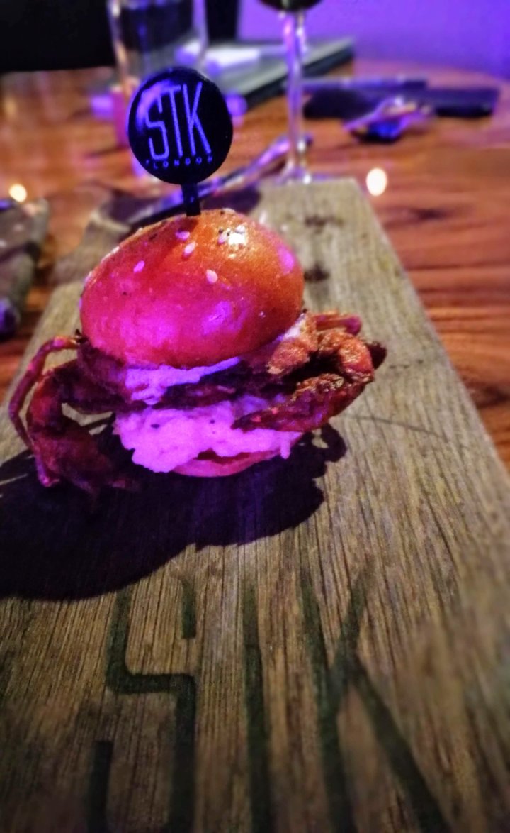 Soft Shell Crab Sliders at STK London