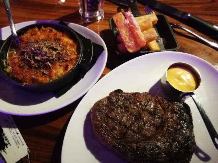 Steak at STK Steakhouse London