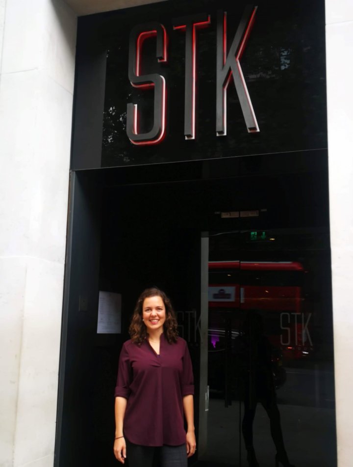 Katie Chesney at STK London