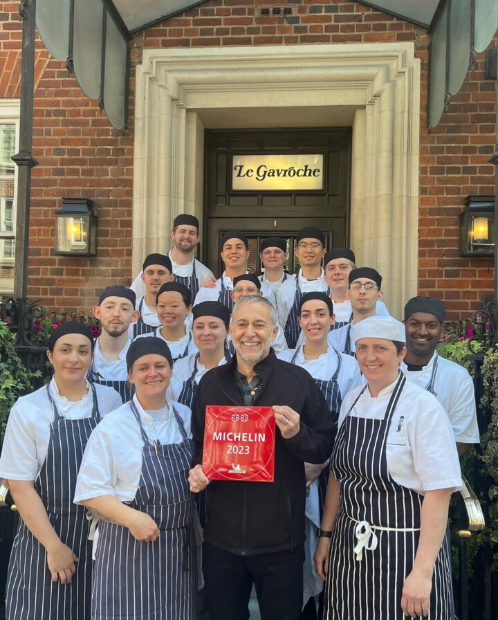 Working at Le Gavroche in June 2023