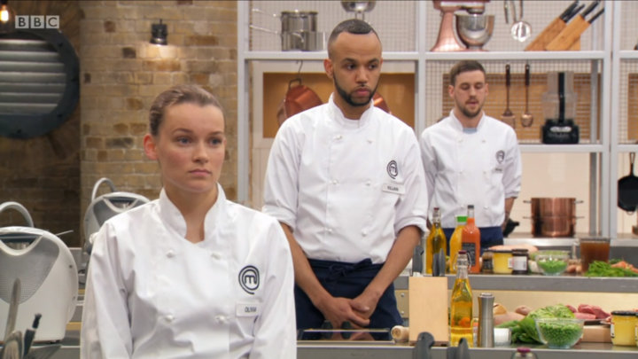 Olivia before the skills test MasterChef The Professionals