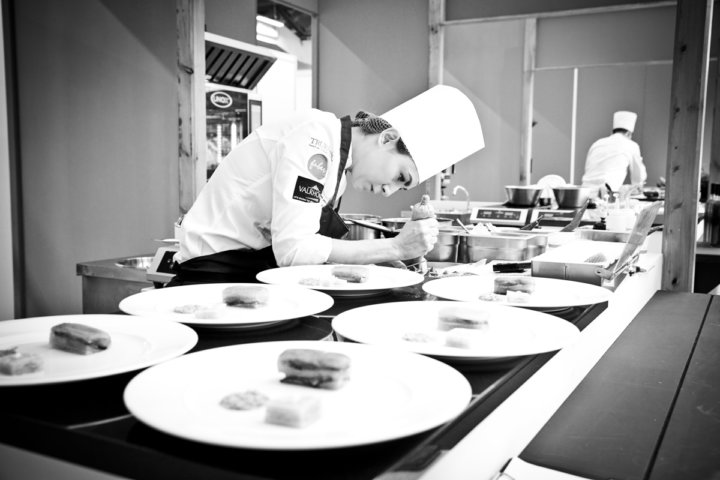 Ruth Hansom at Bocuse D'Or - Photograph by Jodi Hinds